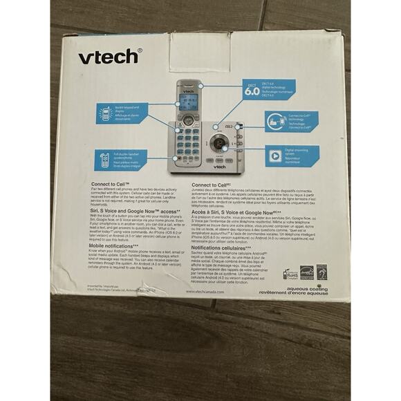 Vtech DS6722-3 Cordless Phone Digital Answering System 3 Handsets - Picture 5 of 8